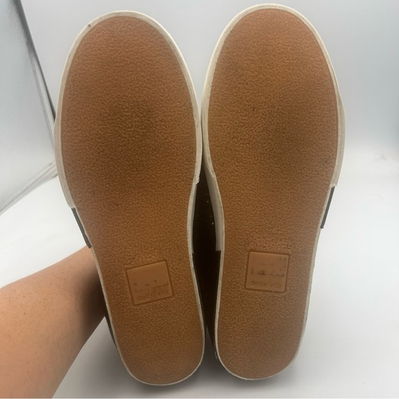 Dolce Vita Zina Perforated 360 Slip-On Women's Sneaker Leather Black Size 9 - Picture 9 of 14